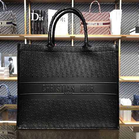 black dior tote bag|christian dior tote bag price.